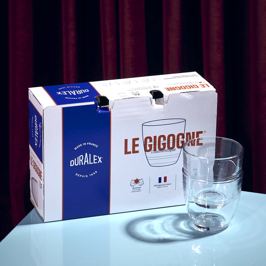 Vermouth-glas - 6 stk. - lav, tumbler-agtig og hjemlig fra Duralex - 22 cl