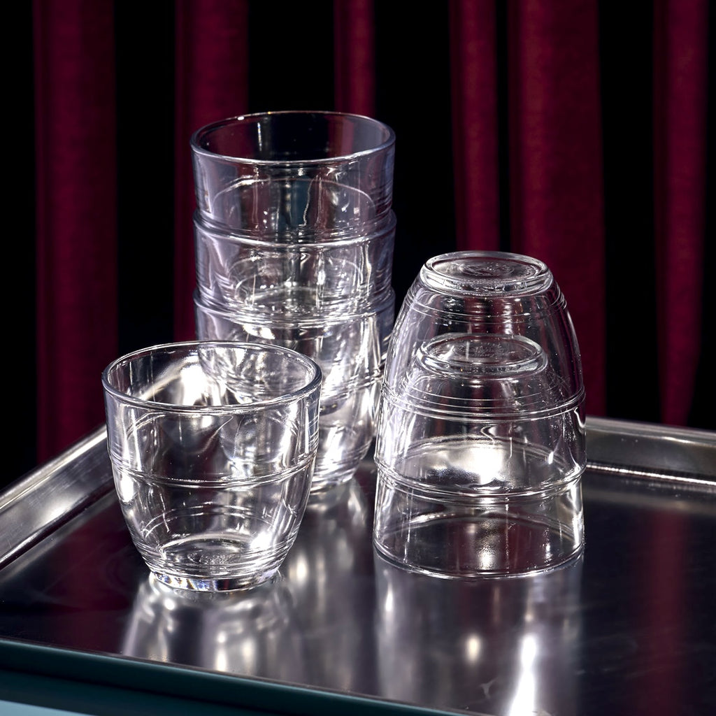 Vermouth-glas - 6 stk. - lav, tumbler-agtig og hjemlig fra Duralex - 22 cl