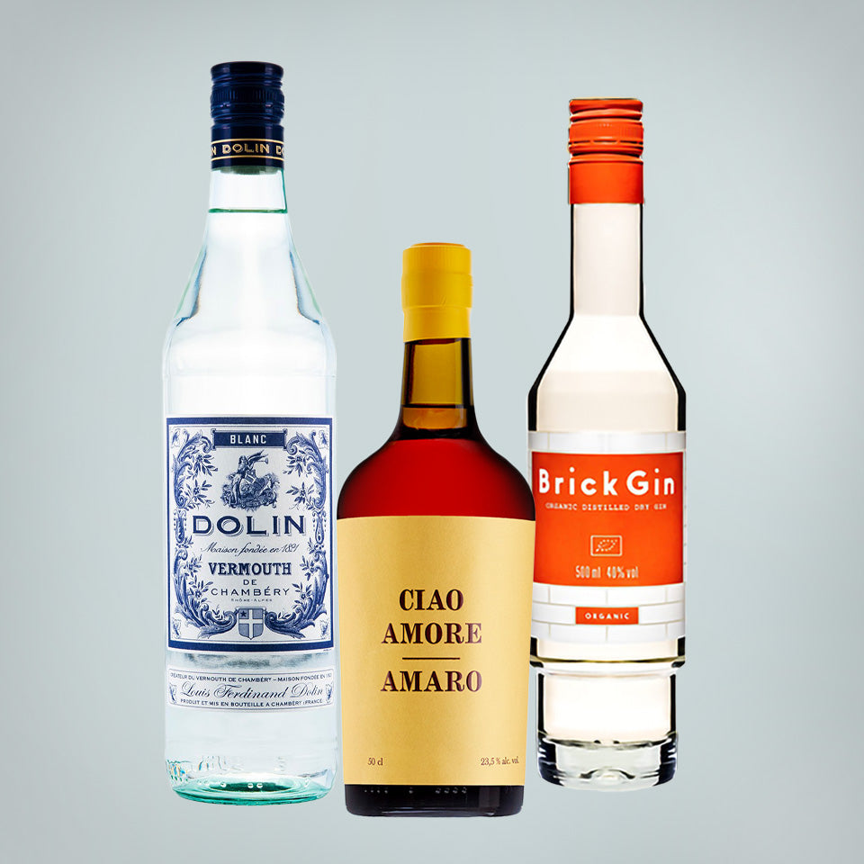 Ciao Negroni - Luksus ensian negroni - Ciao Amore, Dolin bianco sød, Brick Gin